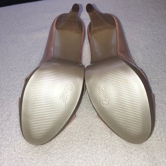 NEW! CARLOS ( Santana) Pink champagne Heels - Picture 6 of 8